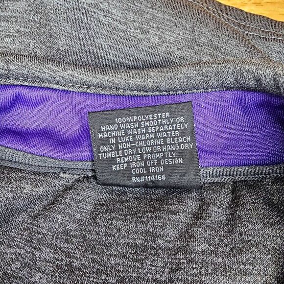 LSU TIGERS Colosseum Athletics Heathered Gray Full-Zip Jacket Size‎ M - Picture 8 of 8